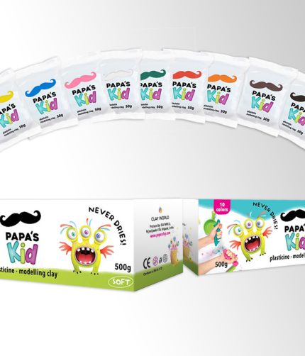 Gyerekgyurma szett – alapszínek (10 db)