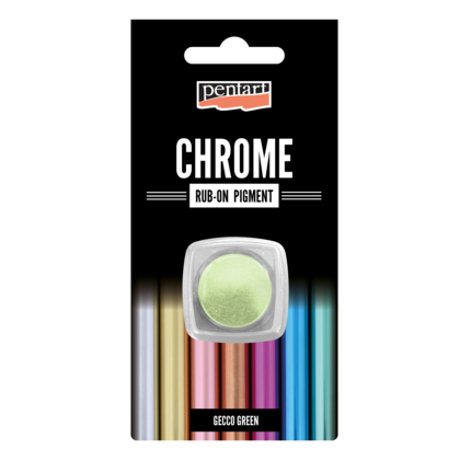Rub-on Pigment krómozott hatású 0,5g - Gekkózöld