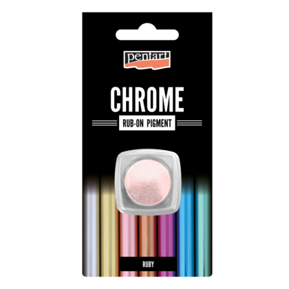 Rub-on Pigment krómozott hatású 0,5g - Rubint