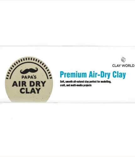 Papa's - Prémium Air Dry levegőn száradó gyurma Fehér 250gr