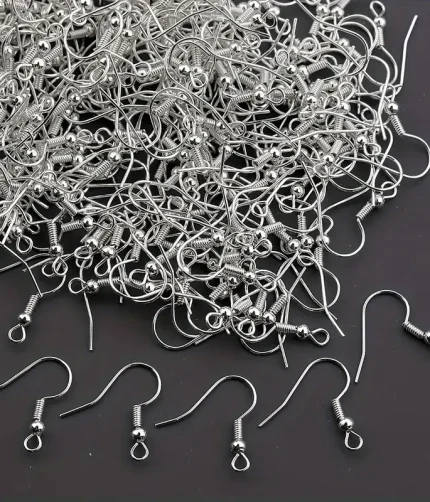 Fülbevaló alap golyós - orvosi acél 10db