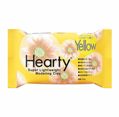 Hearty Color szuperkönnyű gyurma 50gr - Sárga